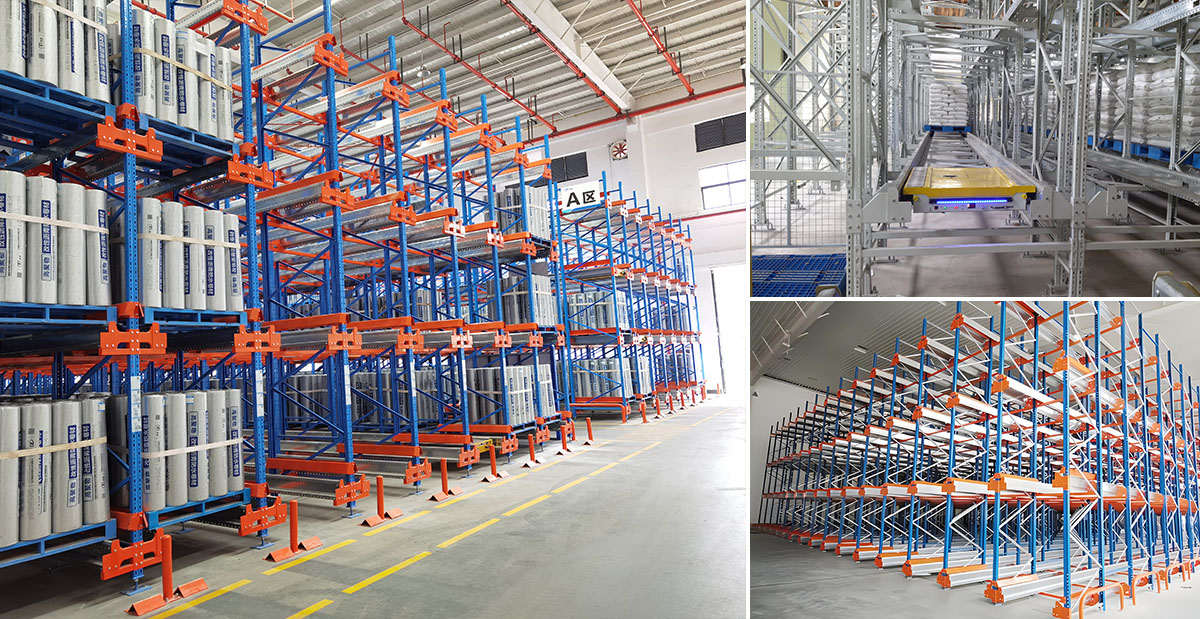 二向穿梭車立體倉庫